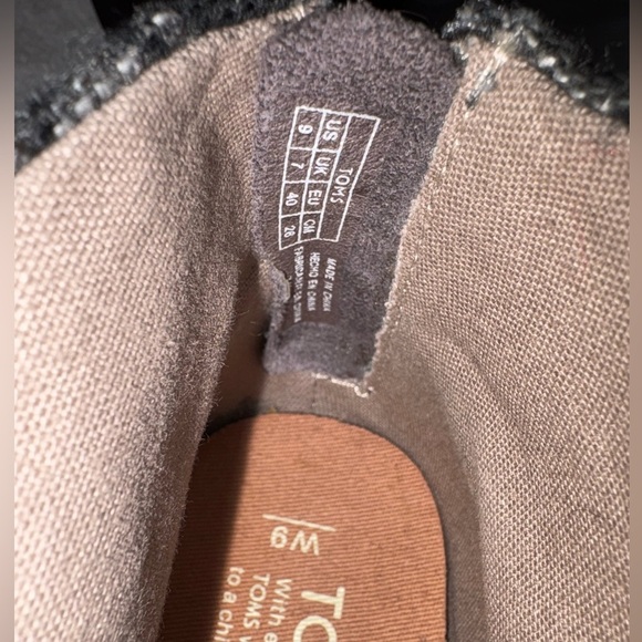 Toms Leila Suede Aztec Ankle Boot, Dark Gray - Picture 4 of 8